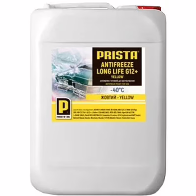 Антифриз PRISTA Long Life G12+ Yellow 10л (74627)