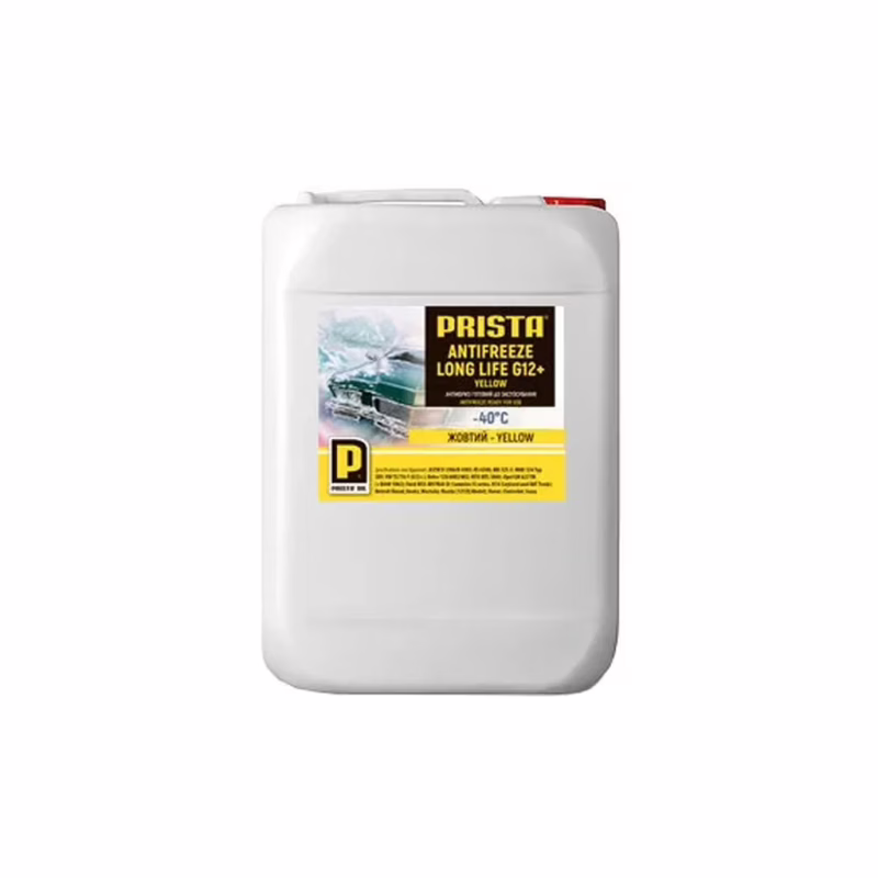 Антифриз PRISTA Long Life G12+ Yellow 10л (74627)