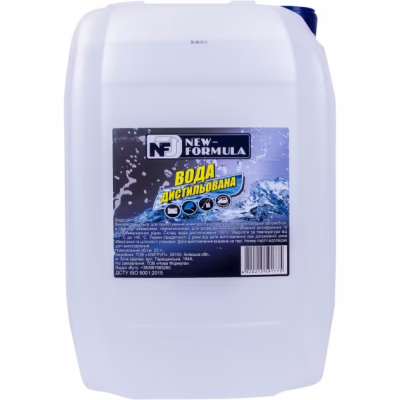 Вода дистильована NEW FORMULA 20л (4820215591775)
