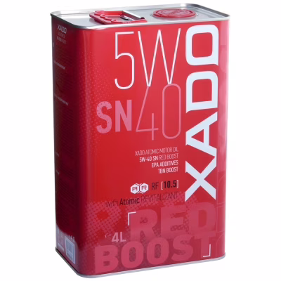 Моторна олива Xado Atomic Oil 5W-40 SN RED BOOST 4л (ХА 26269)
