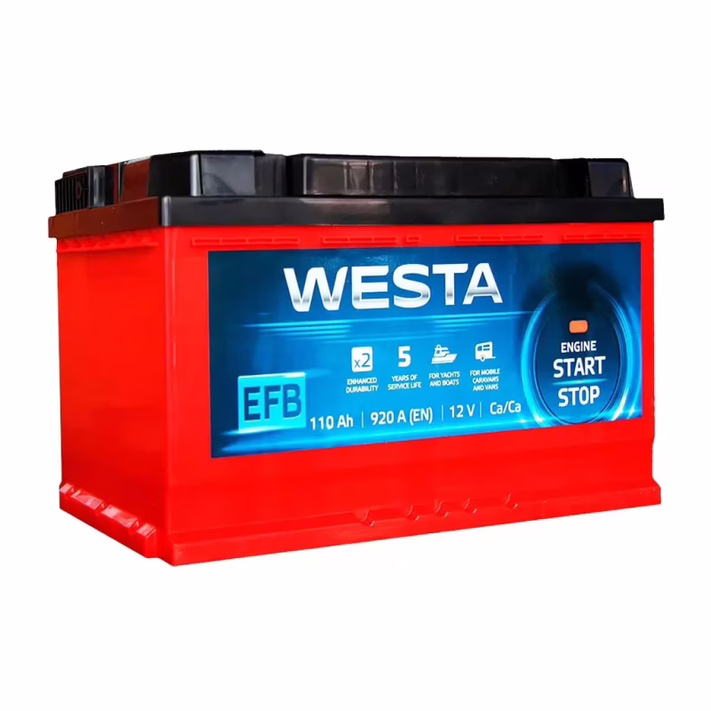 Аккумулятор автомобильный Westa 6CT-110 А (0) RED EFB