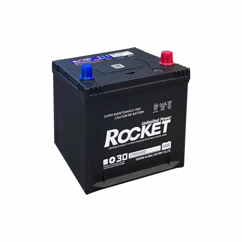 Аккумулятор автомобильный ROCKET SMF 50Ah ASIA Ев (-/+) (520CCA) (SMF 55D20AL)