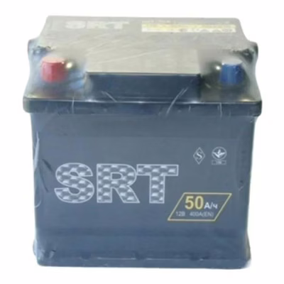 Акумулятор автомобільний SRT 6СТ-50АЗ (1) (+/-) (L1) 400А 12V (E)