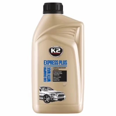Автошампунь K2 Express Plus з воском білий 1 л (K141)
