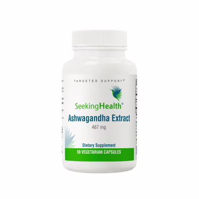 Травы Seeking Health Экстракт ашваганды, 467 мг, Ashwagandha Extract, 60 капсул (SKH-52014)