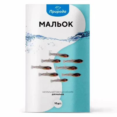 Корм для риб Природа "Мальок" 10 г (4820157401163)