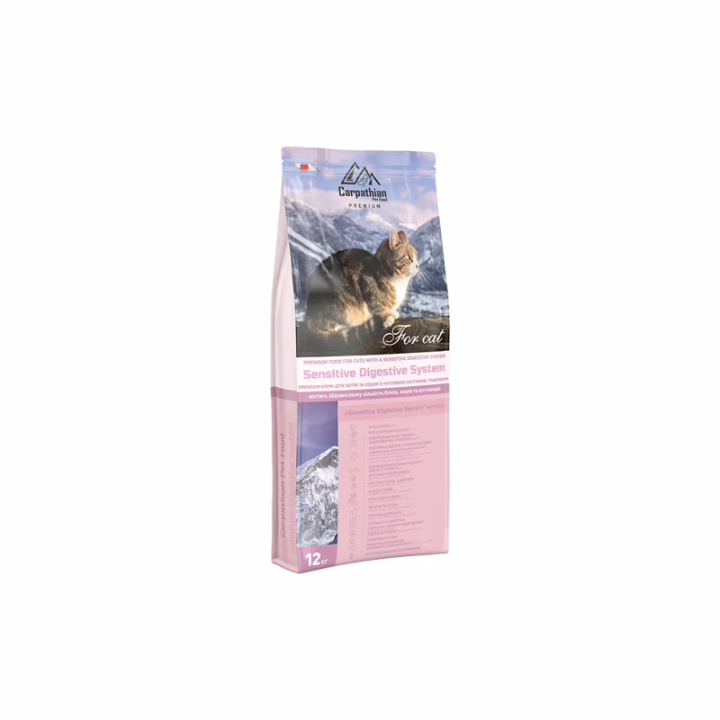 Сухой корм для кошек Carpathian Pet Food Sensitive Digestive System 12 кг (4820111140800)