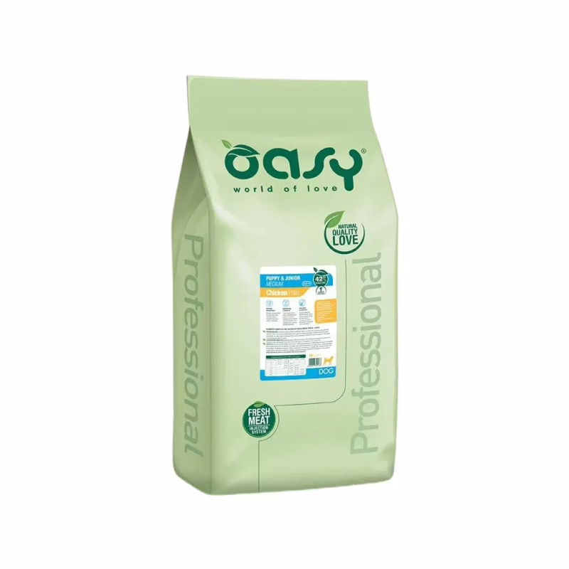 Сухой корм для собак OASY LIFESTAGE Puppy & Junior Large 18 кг (8053017349190)