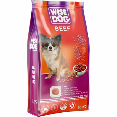 Сухий корм для собак Wise Dog Beef 10 кг (4820111141562)