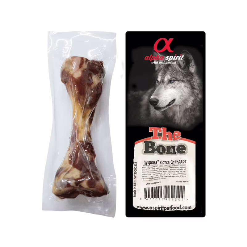 Лакомство для собак Alpha Spirit Ham Bone Standard Vacuum "Стандарт" 20 см (8437015969244)