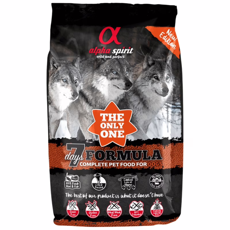 Сухий корм для собак Alpha Spirit The Only One 7 Days Formula 12 кг (8436586310318)