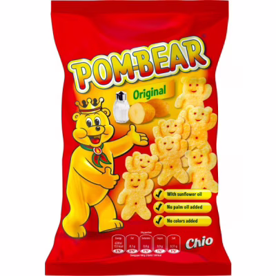 Чипсы Chio Pom Bear Картофельные мишки с солью 65 г (5900073020897)