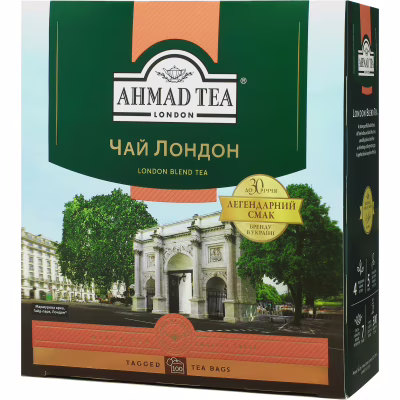 Чай Ahmad Tea London 100х2 г (54881025164)