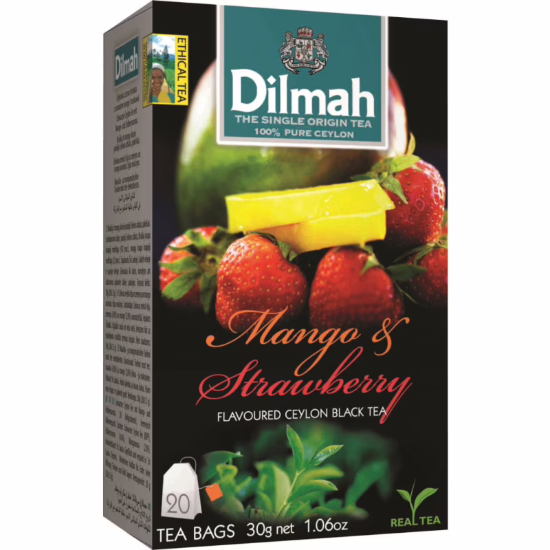 Чай Dilmah Манго и клубника 20х1.5 г (9312631142167)