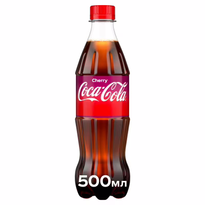 Напій Coca-Cola Cherry Безалкогольний сильногазований Зі смаком вишні 500 мл (54492790)