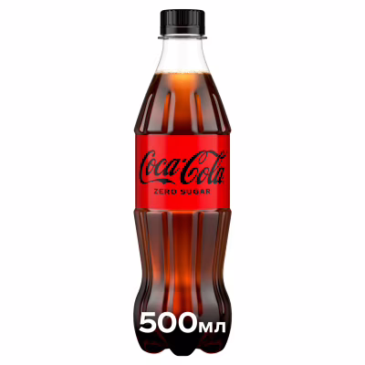Напій Coca-Cola Zero Безалкогольний сильногазований Без цукру 500 мл (5449000131836)