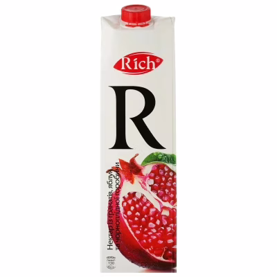 Сік Rich Гранатовий нектар освітлений 1 л (4820039352743)