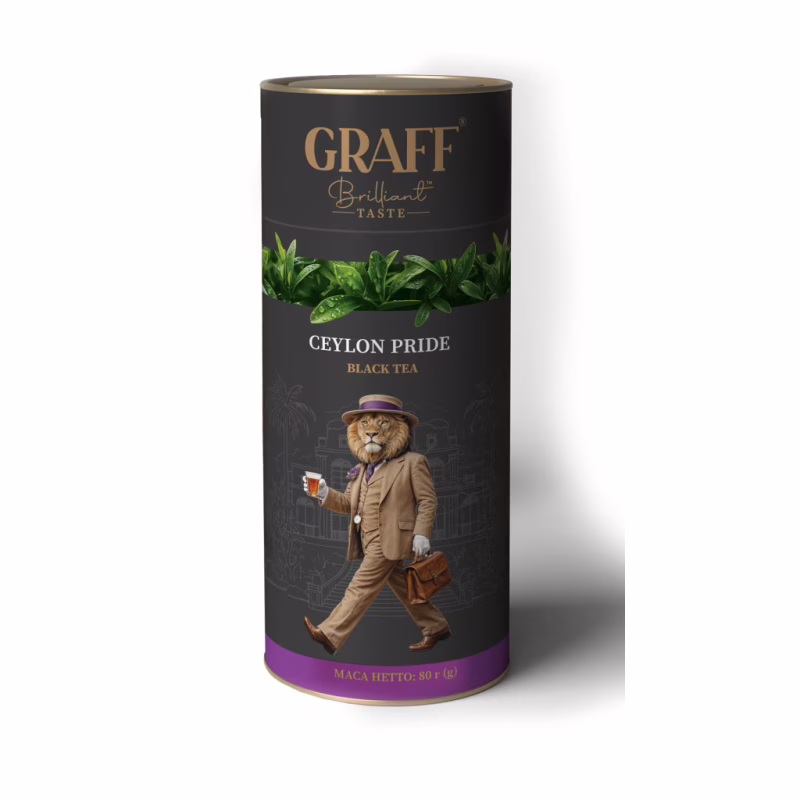 Чай Graff Ceylon Pride Чорний 80 г (4820279610832)