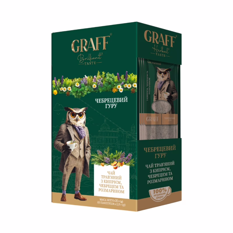 Чай Graff Чебрецевый Гуру Thyme Guru 15х2 г (4820279612188)