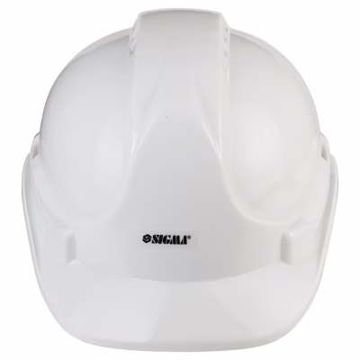 Каска защитная Sigma 8 точек крепления (белая) (9414501)