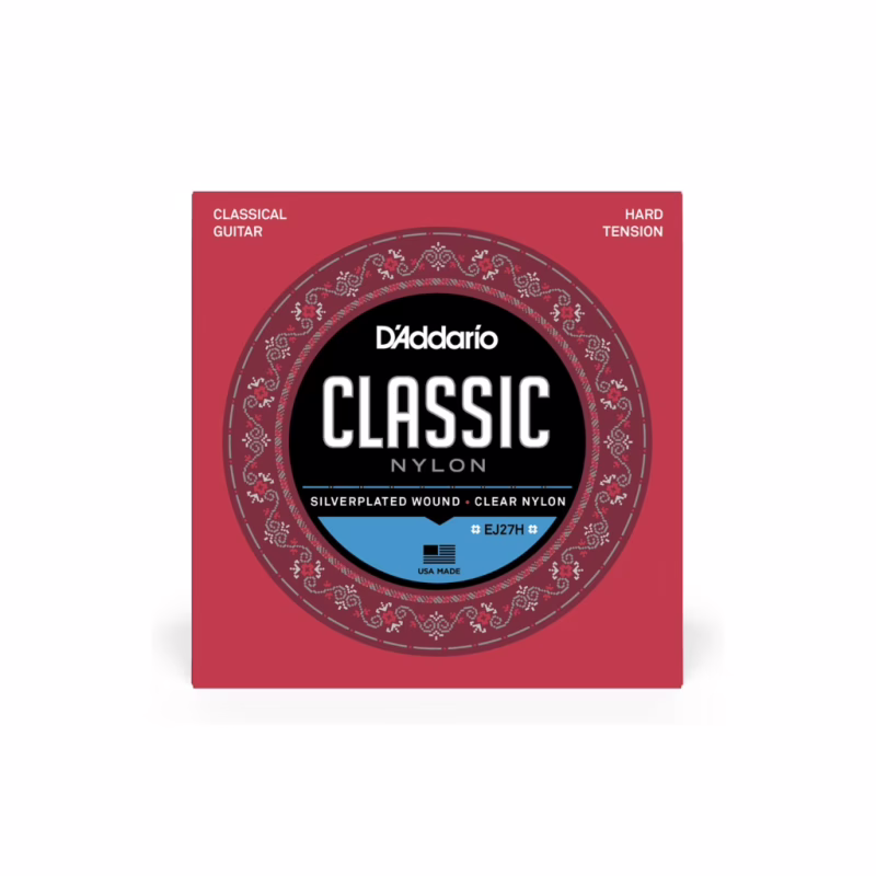 Струни для гітари D'Addario Student Classics Hard Tension (EJ27H)