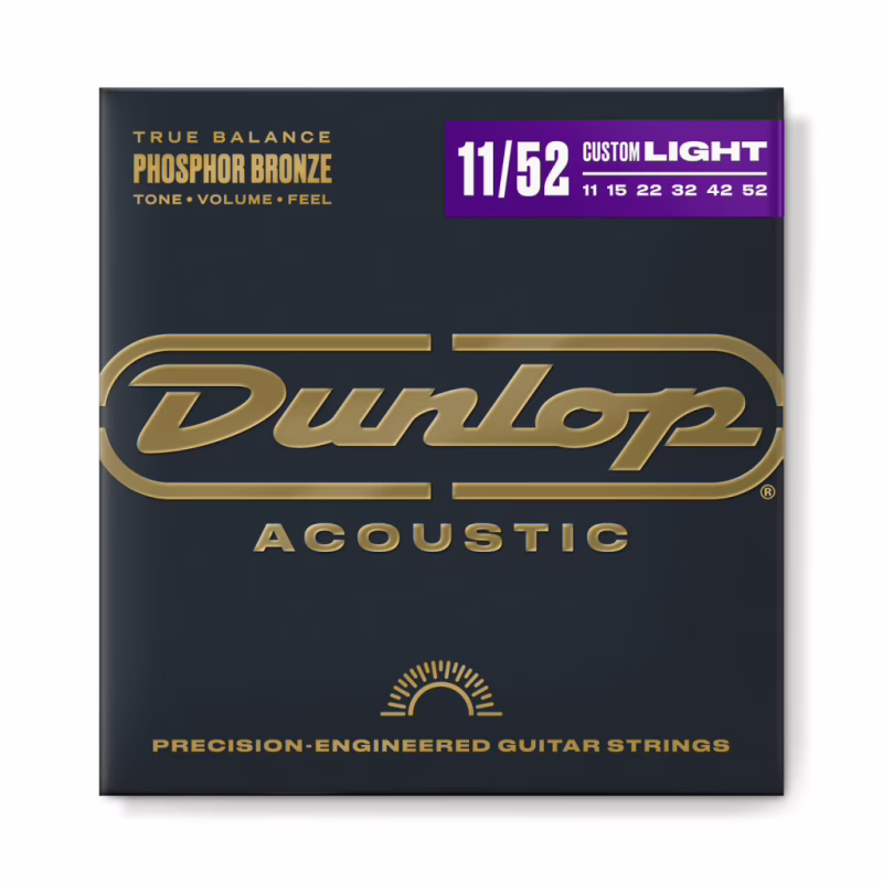 Струны для гитары Jim Dunlop Phosphor Bronze Acoustic Guitar Strings (11-52) (DAP1152)