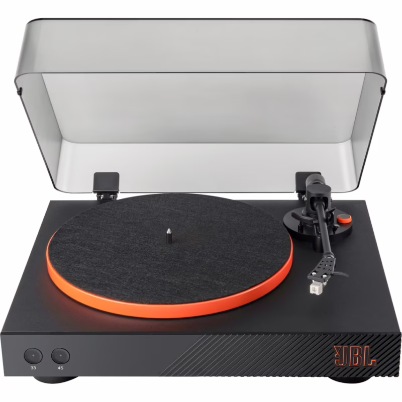 Програвач вінілу JBL Spinner BT Black/Orange (JBLSPINNERBTBLKEU)