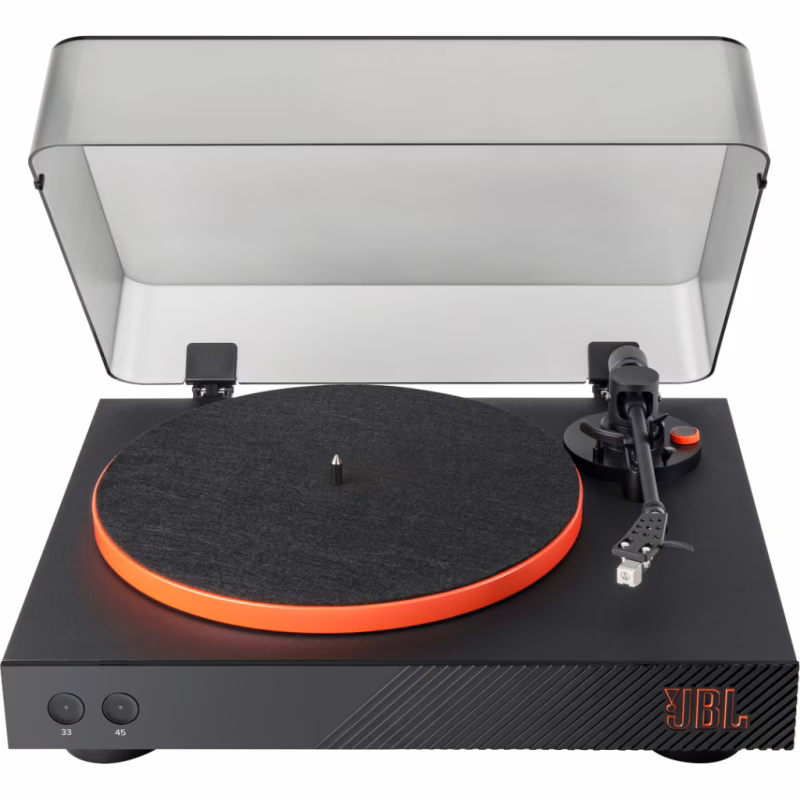 Проигрыватель винила JBL Spinner BT Black/Orange (JBLSPINNERBTBLKEU)