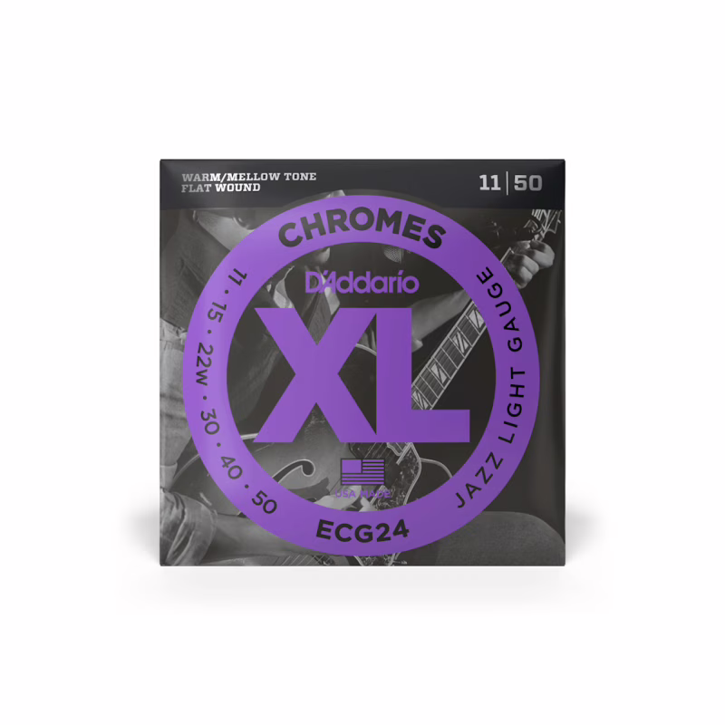 Струны для гитары D'Addario XL Chromes Jazz Light (11-50) (ECG24)