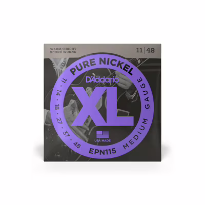 Струны для гитары D'Addario XL Pure Nickel Blues / Jazz Rock (11-48) (EPN115)