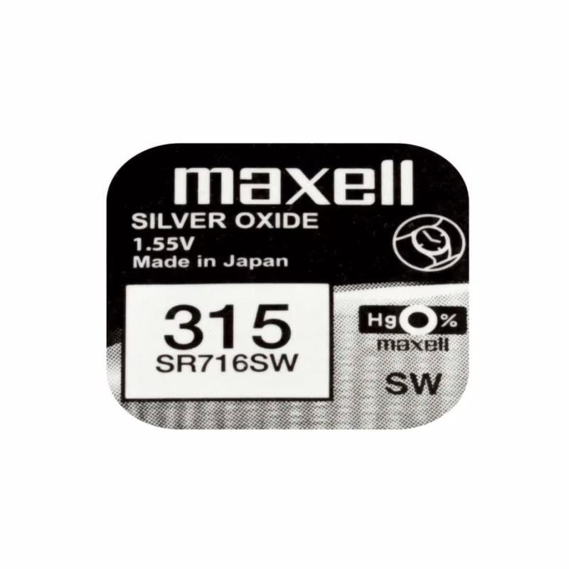 Батарейка Maxell 315 (SR716SW) 1.55V