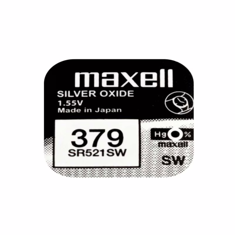 Батарейка Maxell 379 (SR521SW) 1.55V