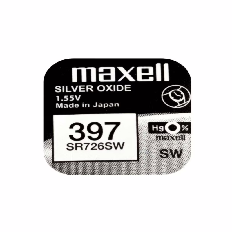 Батарейки-Таблетки Maxell 397 / SR726SW