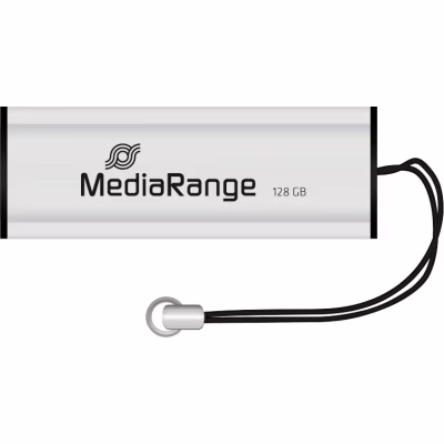 USB флеш накопичувач Mediarange 128GB Black/Silver USB 3.0 (MR918)
