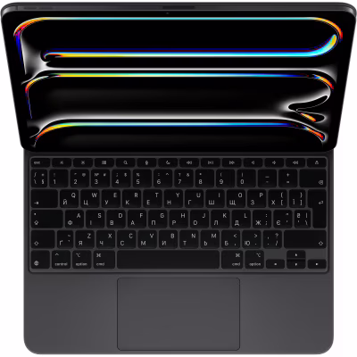 Чохол до планшета Apple Magic Keyboard for iPad Pro 13inch (M4) - Ukrainian - Black,Model A2974 (MWR53UA/A)