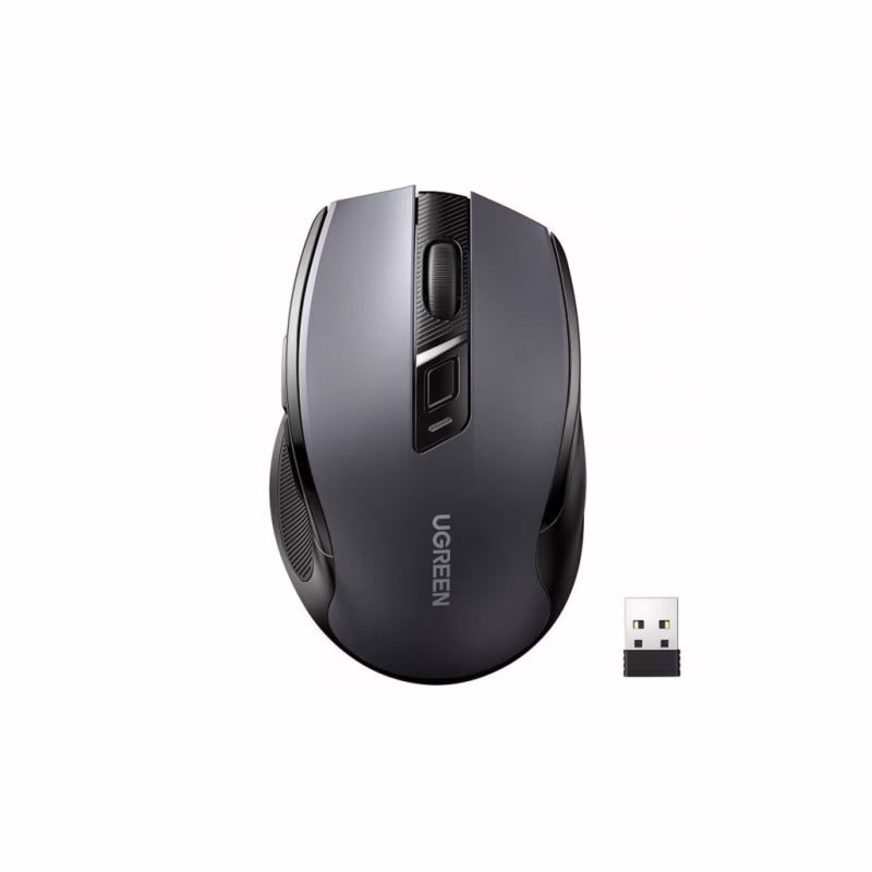 Мышка Ugreen MU006 Ergonomic Wireless Gray/Black (15063)