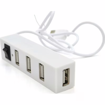 Концентратор Voltronic USB 3.0 to 4xUSB white (YT-HUB4-W)