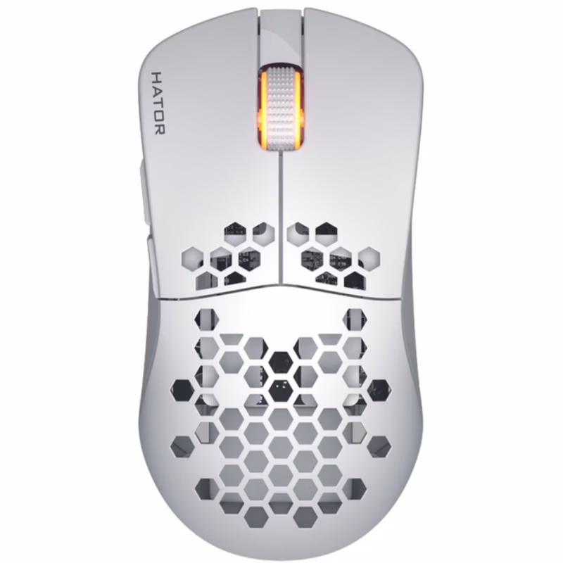 Мишка Hator Stellar Wireless/Bluetooth/USB White (HTM651)