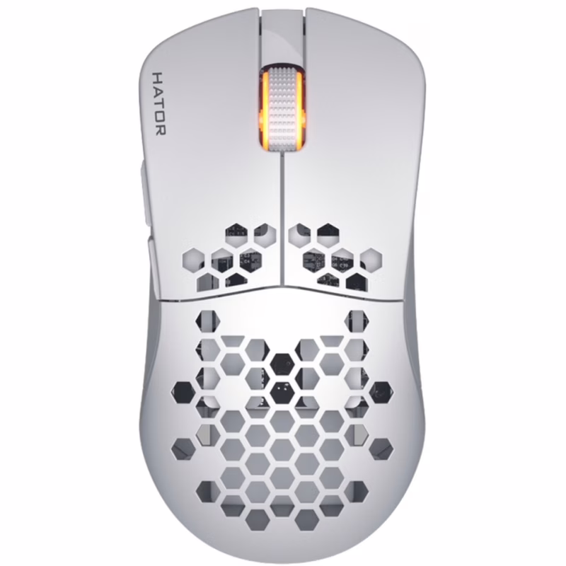 Мишка Hator Stellar Wireless/Bluetooth/USB White (HTM651)