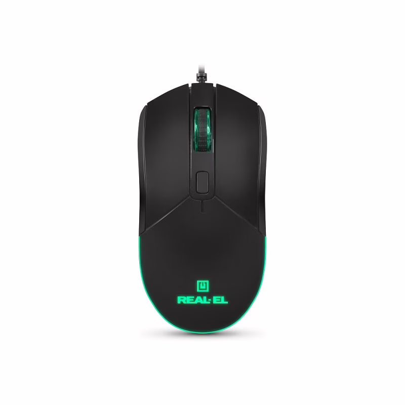 Мишка REAL-EL RM-515 USB Black (EL123200059)