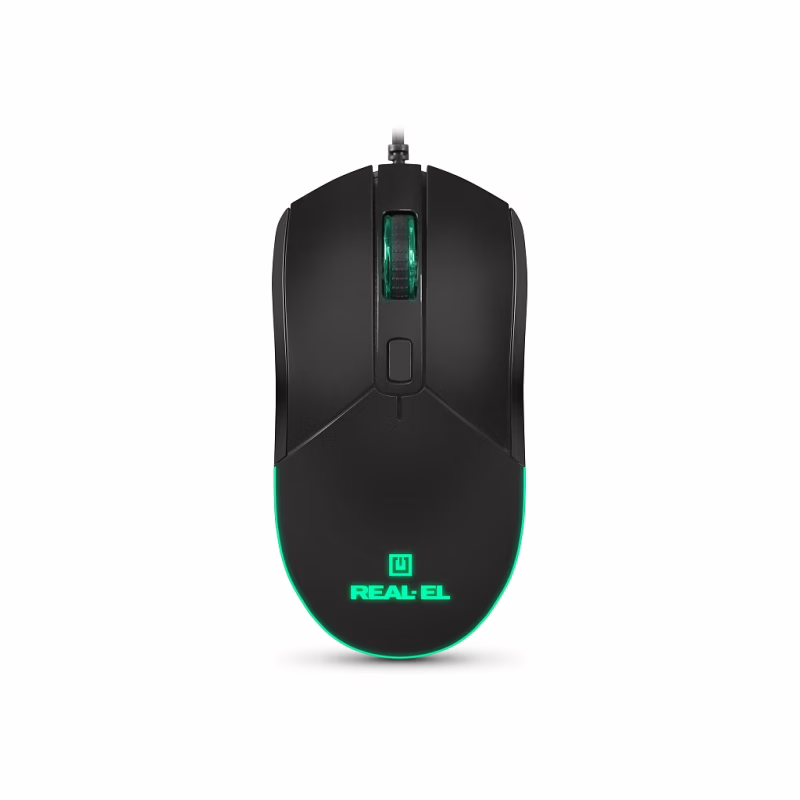 Мишка REAL-EL RM-515 USB Black (EL123200059)