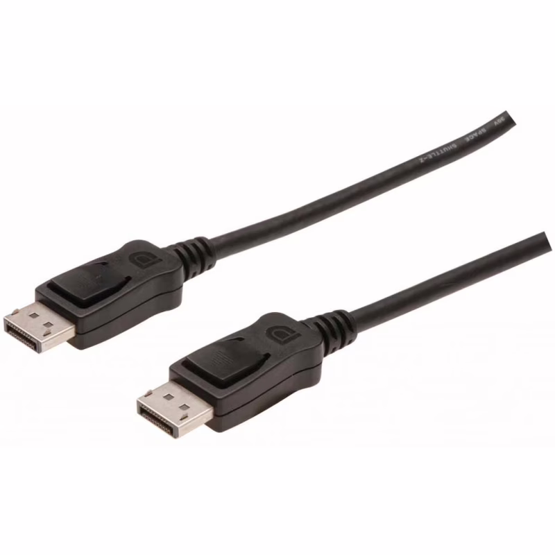Кабель мультимедійний DisplayPort M to DisplayPort M 1.0m Assmann (AK-340103-010-S)
