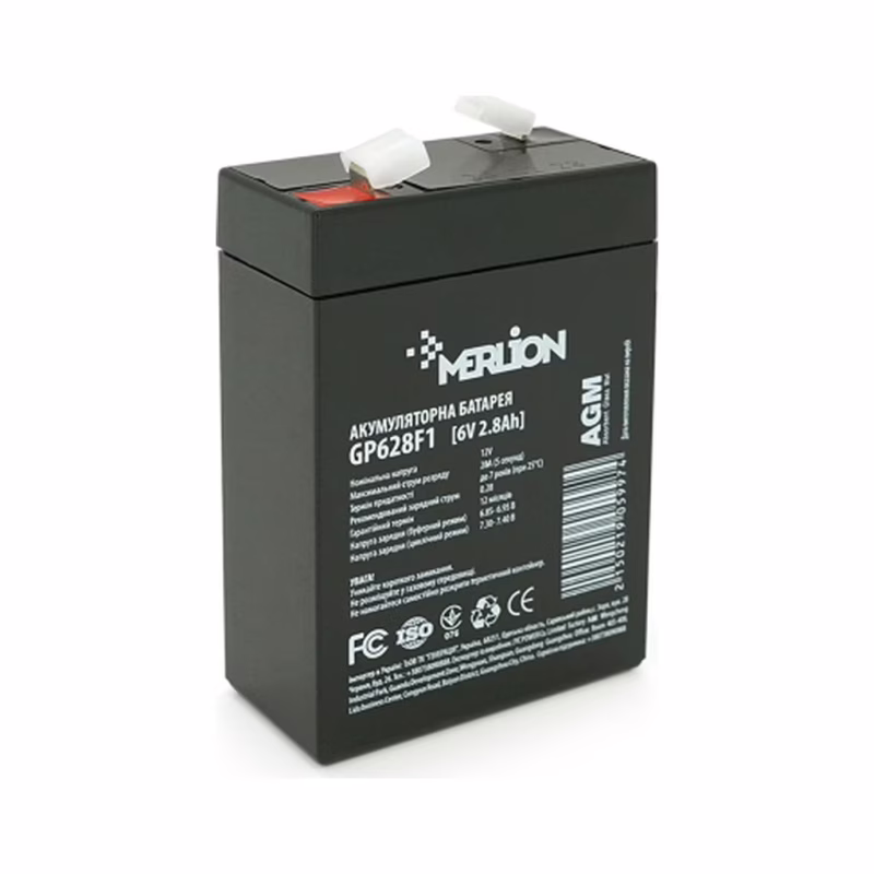 Батарея к ИБП Merlion MERLION AGM GP628F1 6 V-2,8Ah (GP628F1)