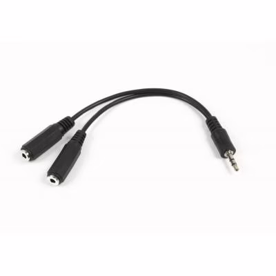 Кабель мультимедийный 3.5mm M to 2x3.5mm F 0.1m Cablexpert (CCA-415-0.1M)