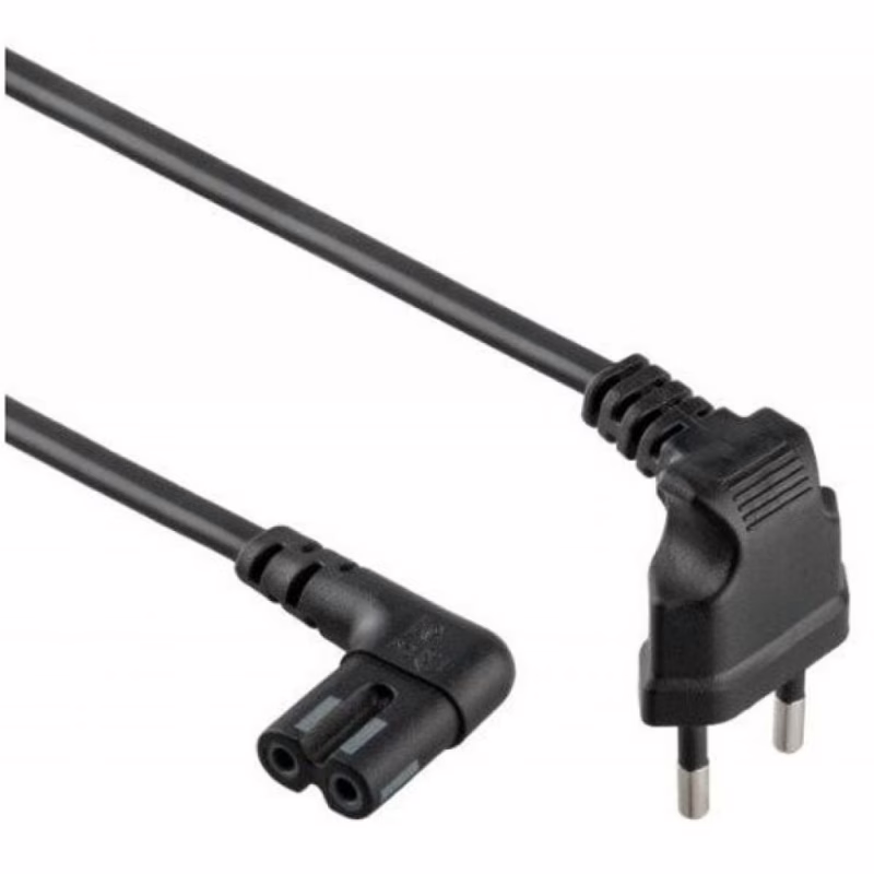 Кабель живлення C7 0.5m 0.5mm2 Merlion (PC-184/2 CEE7/16-C7 CU5)