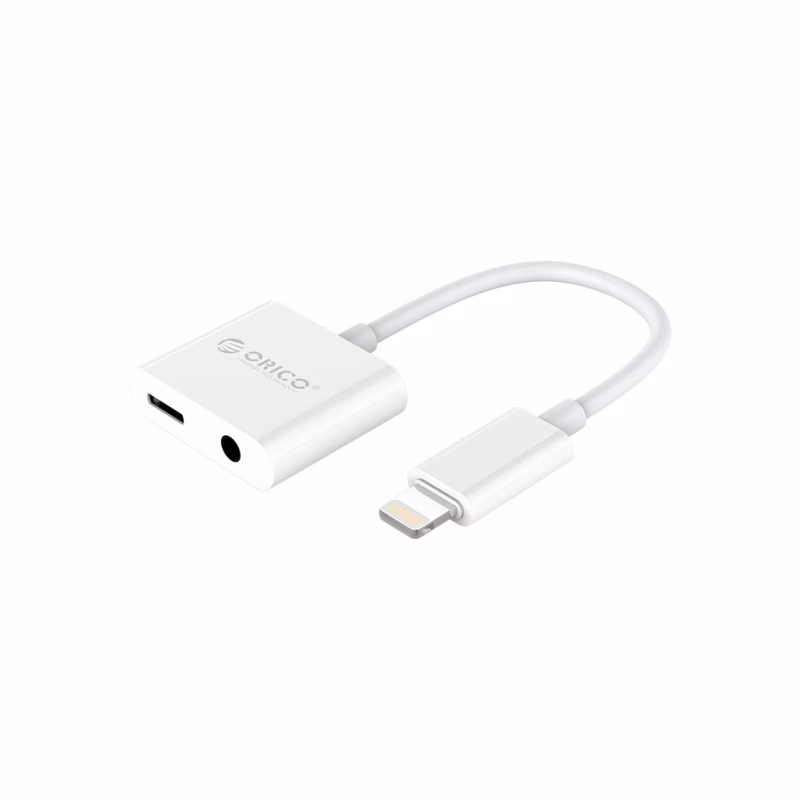 Перехідник Lightning to 3.5mm/Lightning 2LT-WH-BP Orico (CA912797)