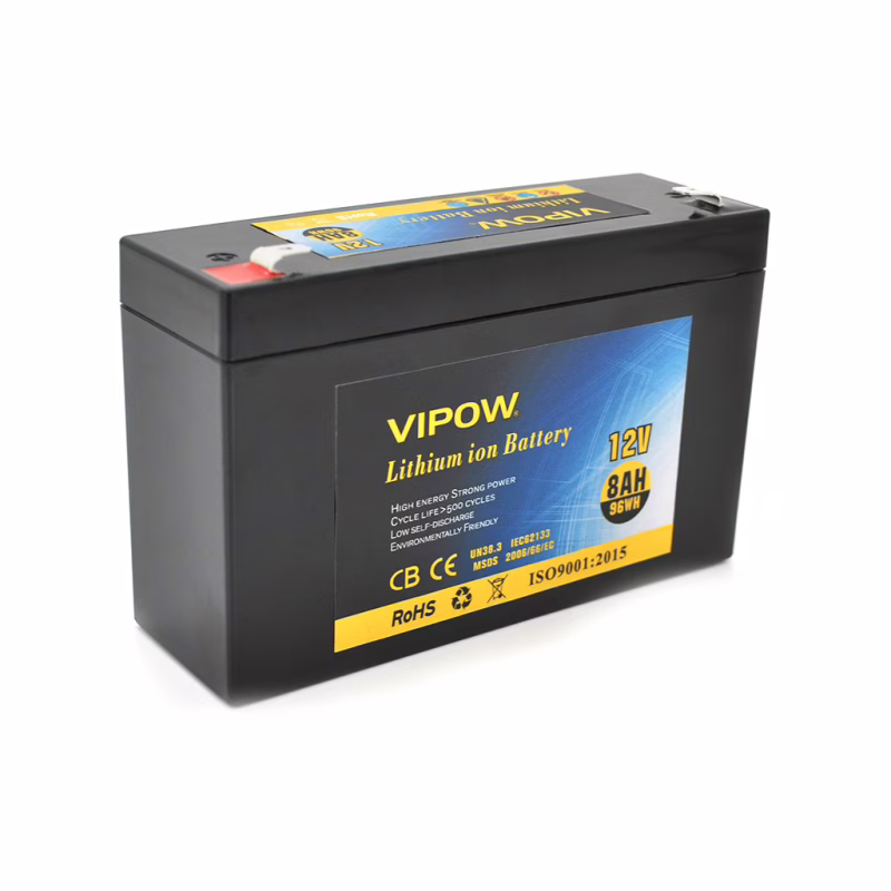 Батарея до ДБЖ Vipow 12V - 8Ah Li-ion (VP-1280LI)