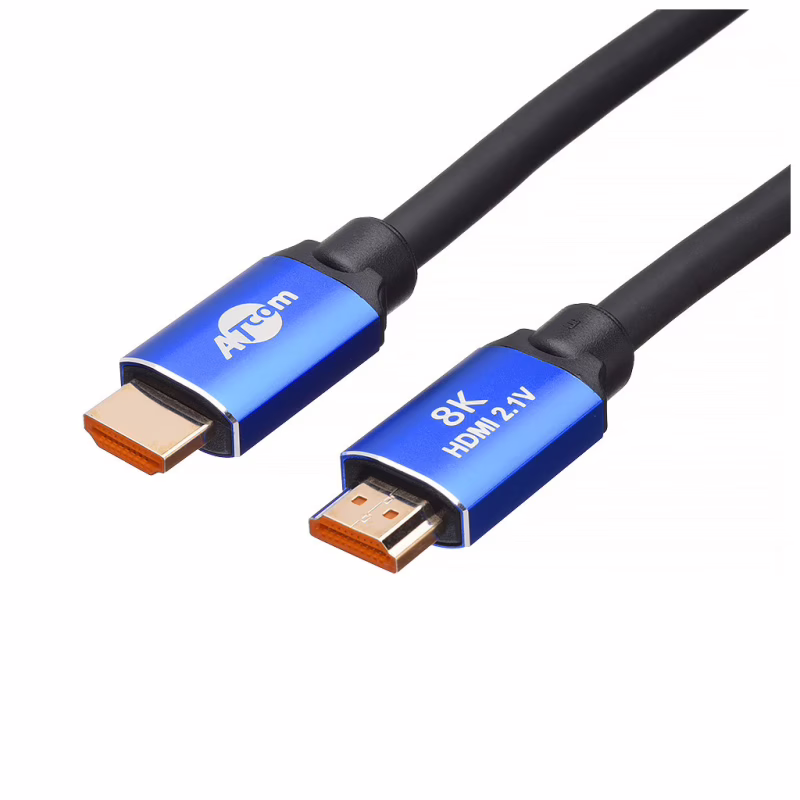 Кабель мультимедійний HDMI M to HDMI M 10.0m V2.1 48Gbps 8K60Hz/4K120Hz Atcom (88810)