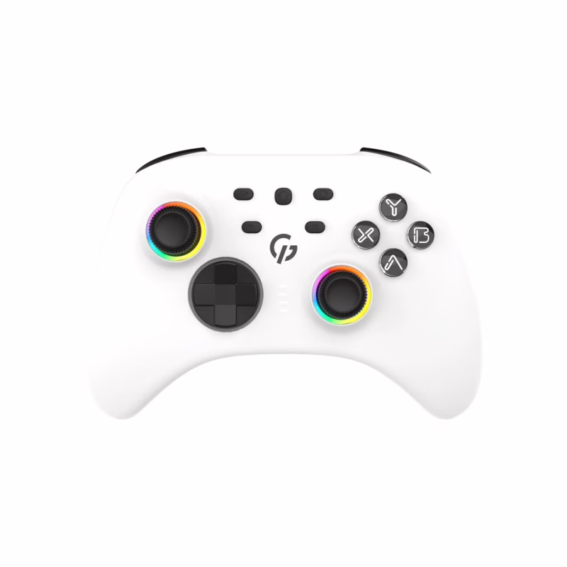 Геймпад GamePro GPX13W 2.4G/BT 5.1/USB/PC/iOS/Android RGB White (GPX13W)