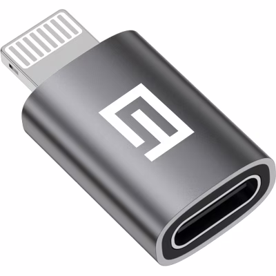 Переходник OTG USB-C F to Lightning Black Armorstandart (ARM79618)